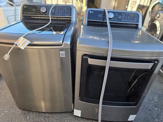 Lg Washer And Dryer Set Electric Topload