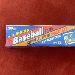 1993 Topps Micro Set baseball card Set