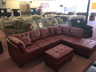 Red Sectional Brand New $50 Down Takes It Home