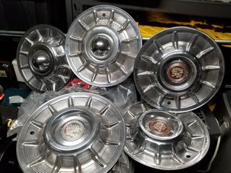 1957 cadillac hubcaps for on sale sale