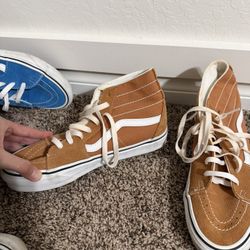Tan women’s vans size 9
