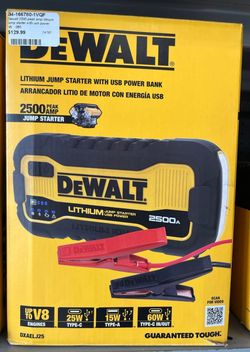(74767) DEWALT JUMPER CABLE
