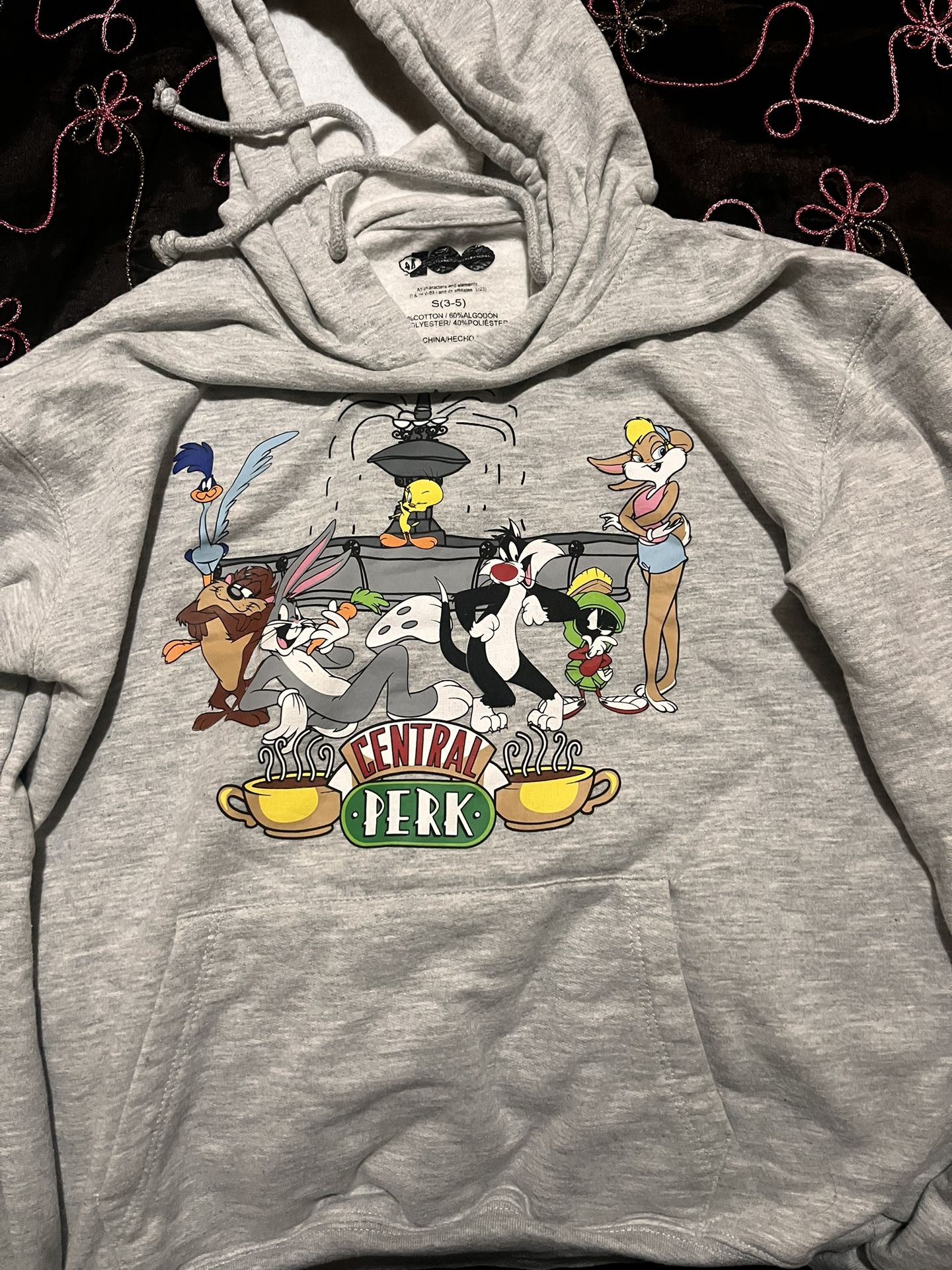 Looney Toons Hoodie! (Gray)