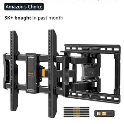 [Perlegear] Full Motion TV Wall Mount for 40–86 Inch Flat Curved TVs up to 132 lbs