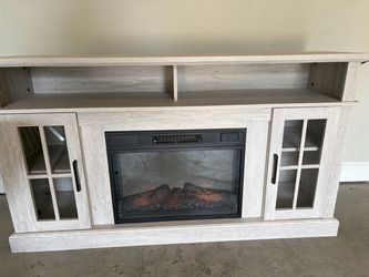 TV Stand w/Electric Fireplace 58”