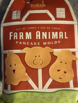 Farm animal pancake mold