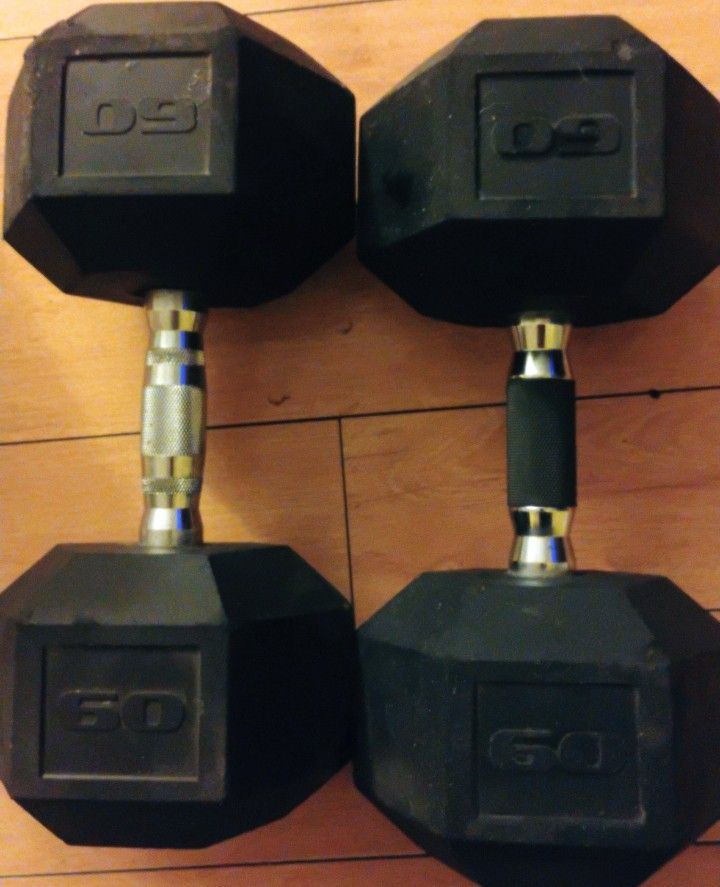 Dumbbells 60lbs!! $80!!