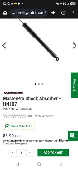MasterPro HN107 Shock Absorber