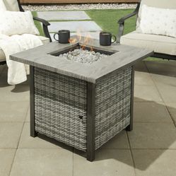 DELUXE FIREPIT COFFEE TABLE NEW 30”