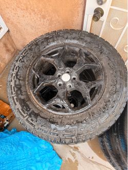 Rims And Tires Off A Ford Maverick