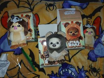 Star Wars Ewok plush keychain