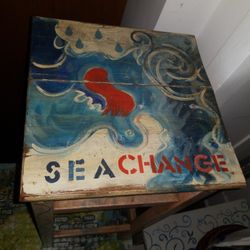 Unique, Hand-painted IKEA Stool