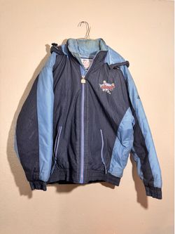 Large vintage angels mlb puffer jacket (genuine merchandise)