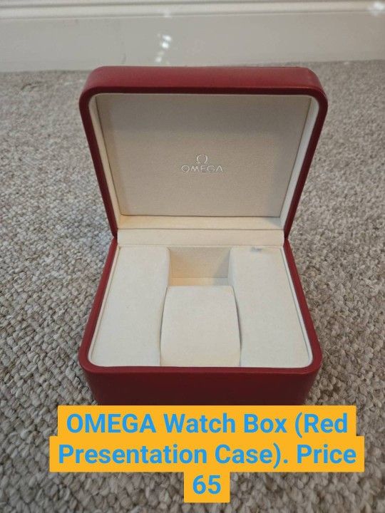 OMEGA Watch Box (Red Presentation Case)