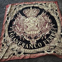 Vintage Silk Scarf Gianfranco Ferre 