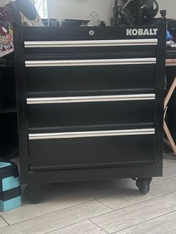 Kobalt 26.7-in W x 33-in H Steel Rolling Tool Cabinet ( Black )