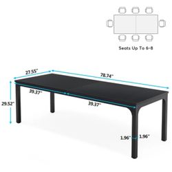 78 inch Rectangle Table/work desk