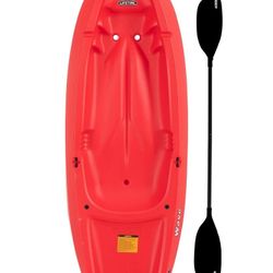 Kids Red Kayak – Lightweight & Stable | Perfect for Beginners