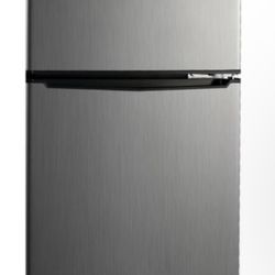 Whirlpool 3.1 cu ft Mini Fridge/freezer  Stainless Steel WH31S1E