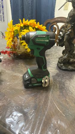 Metabo Impact Driver Good Condition Tool And One Battery