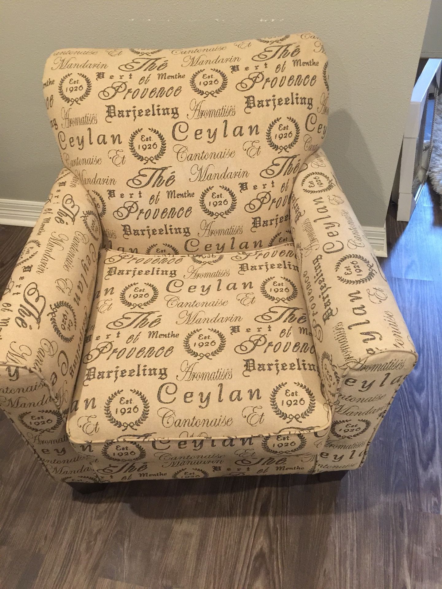 Ashley’s Alenya Chair & Ottoman