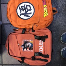Dragon Ball z Canvas Backpack Large Size 