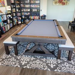 Rustic Pool Table 