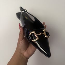 Black Slip Ons