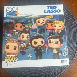 Funko Pop! Ted Lasso Jigsaw Puzzle Poster (500 pieces). New. Free shipping
