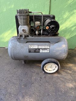 🔧 SEARS CRAFTSMAN 20-GALLON AIR COMPRESSOR + VINTAGE AIR FILTER, REGULATOR & MOISTURE SEPARATOR!