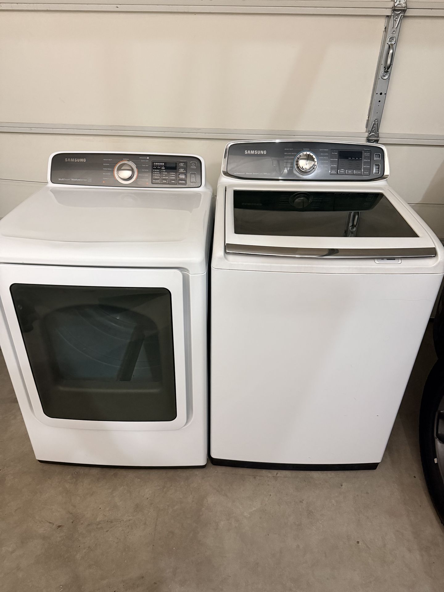 Washer and dryer