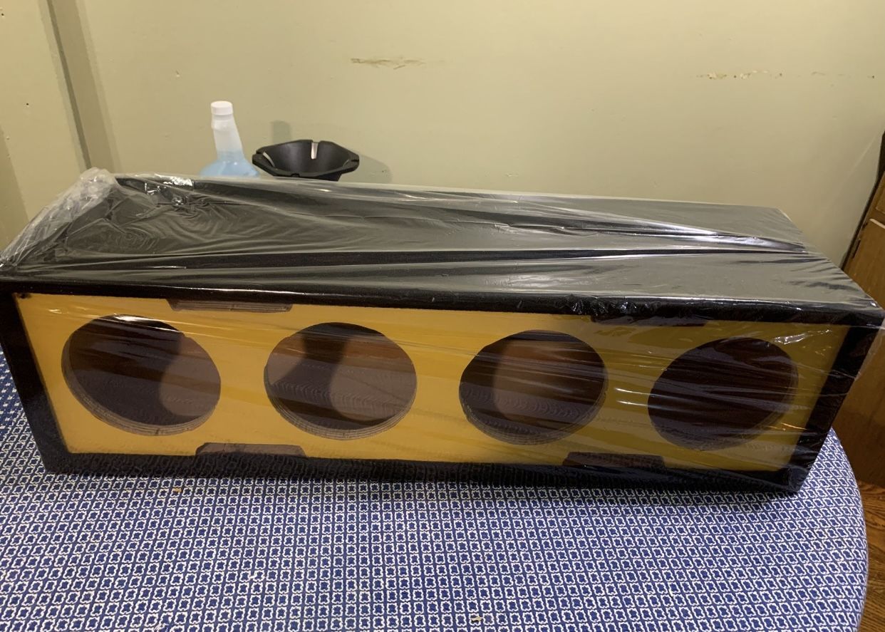 New Speaker Box Mid / Horns $100 Each ( Yellow/black)