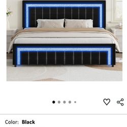 LED King Size Bed
