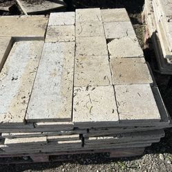Travertine Tile 4pc Set 