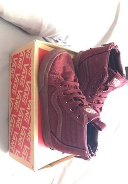 ***MUST SEE*** unisex MAROON VANS TODDLER SZ9***