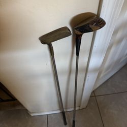 Right Handed Vintage Driver & Putter