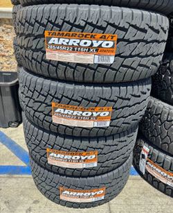 285/45R22 Arroyo A/T Set Of 4 New Tires