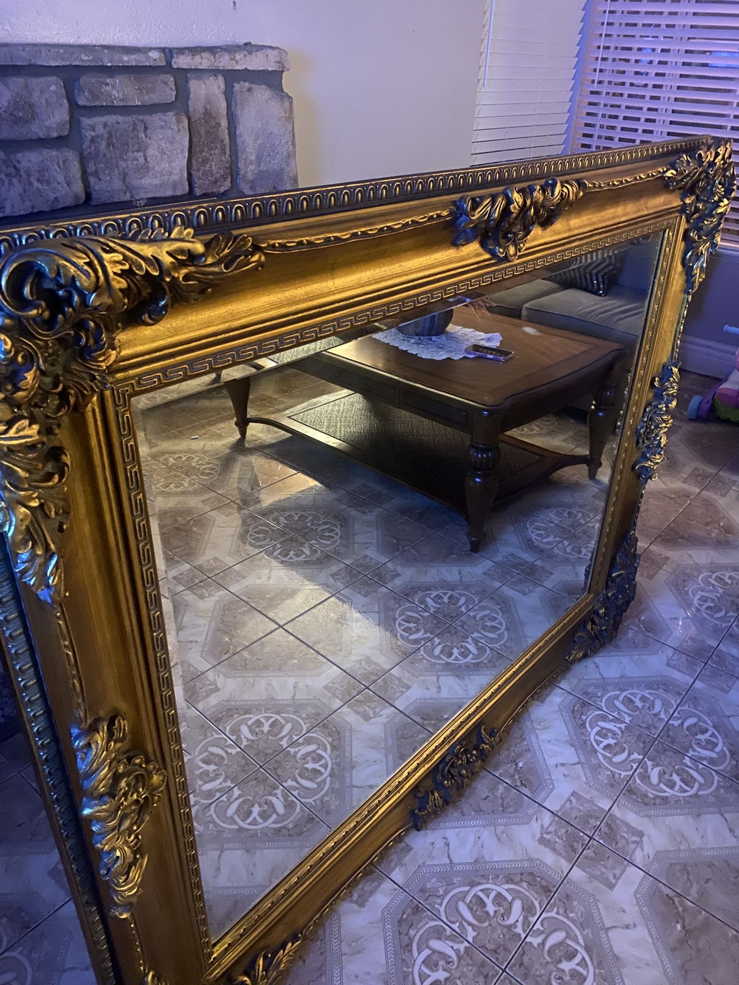 Large Antique Holden Mirror