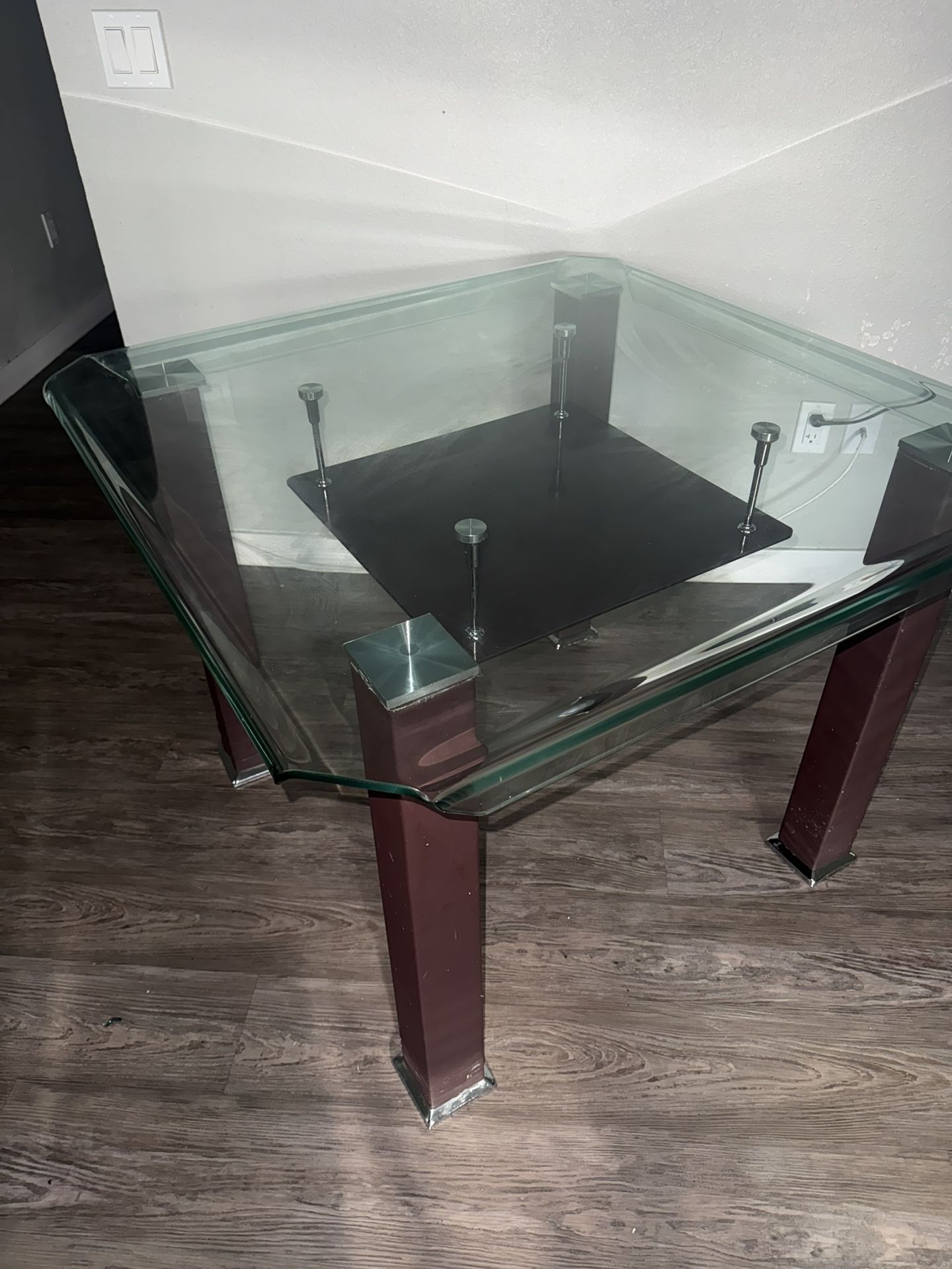 Modern Glass Dining Table for Sale