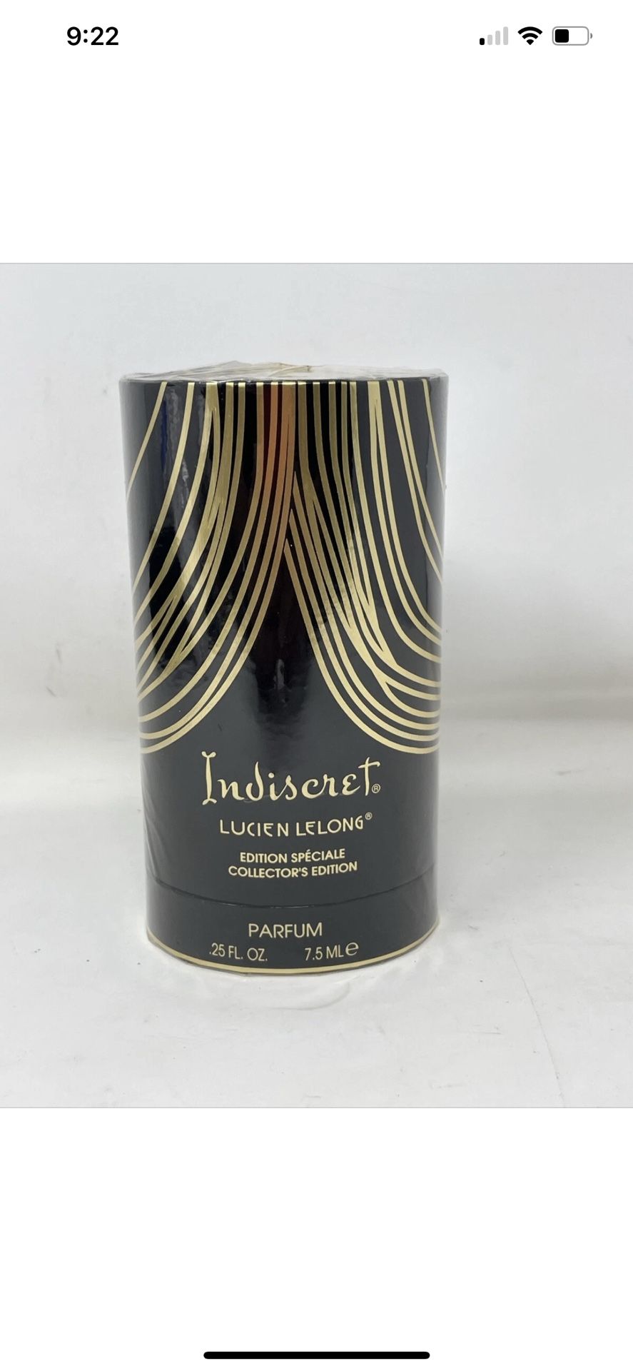 * RARE indiscret lucien lelong edition collector’s (363/1000) Parfum .25 OZ