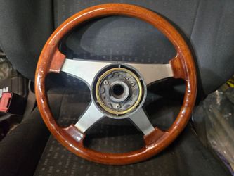 Fittipaldi wooden steering wheel
