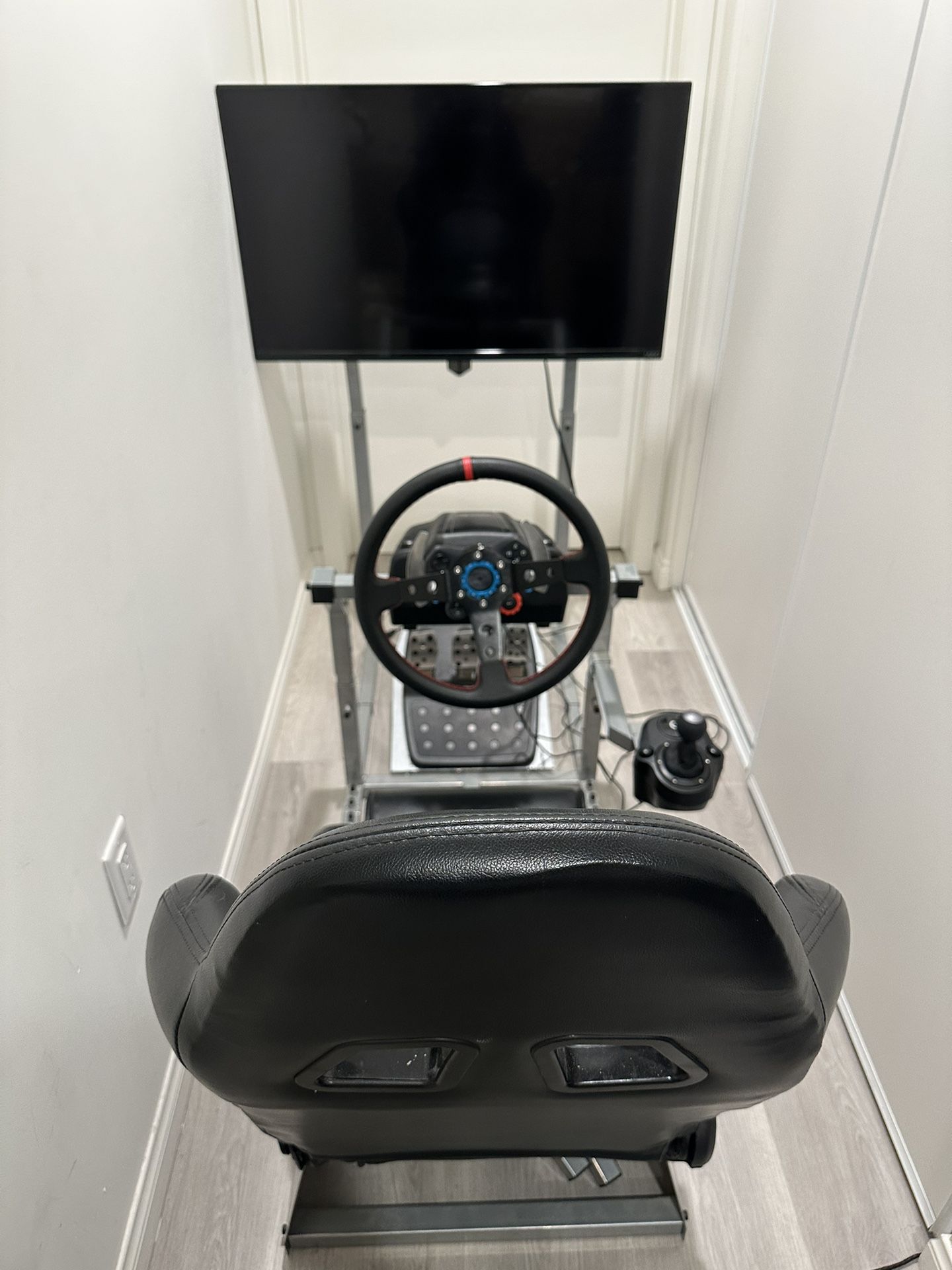Logitech G29 With Shifter / GT Racing Sim Setup PS4/5 With Vizio TV