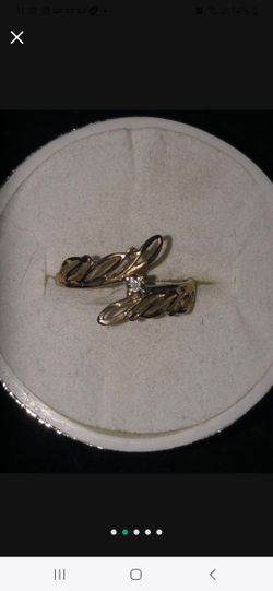 10k Gold Diamond Ring