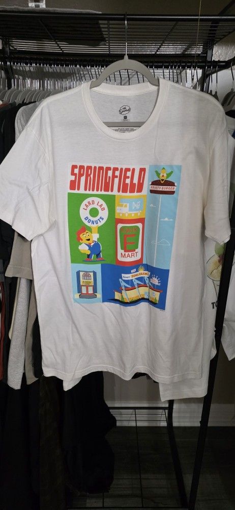 Men's Simpsons Shirt Size L