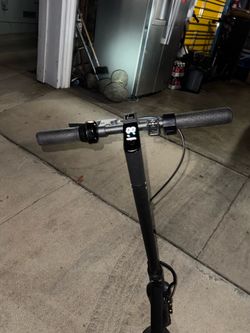 Black Electric Scooter with Display