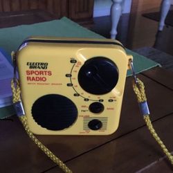 Vintage Electro Band Sports Radio.