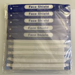 Brand New Anti-Fog Transparent Face Shield For Adults. Pack Of 10.