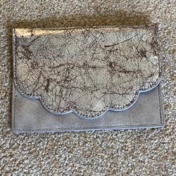 Silver Clutch From Anthropologie 