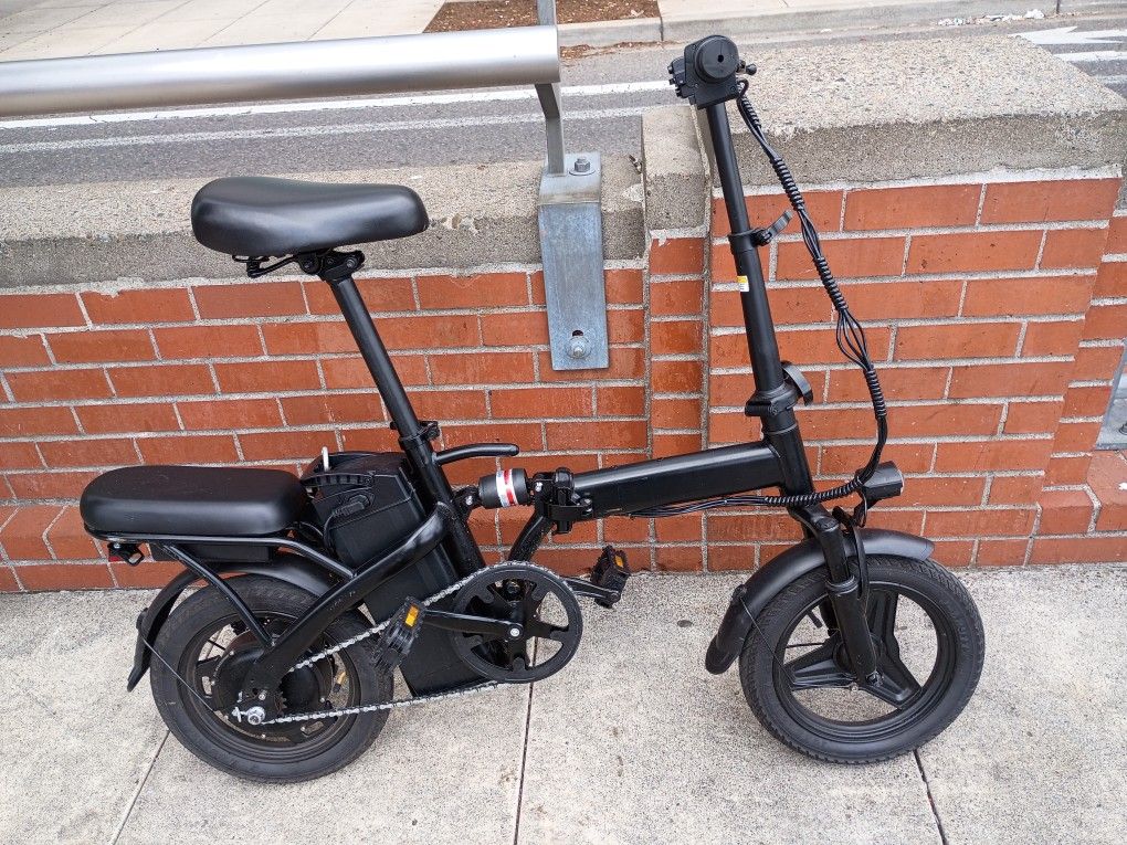 Adult 14" Folding eBike 35mph w/ 30 Mile Range 2025 Model Used Electric Bike Near Me Portland Used eBike for Adults Electric Bicycle For Sale
