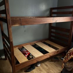 Twin Bunk Bed (Real Wood)